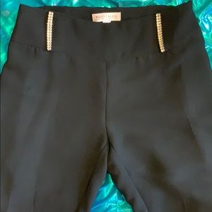 White House Black Market pants-crystal belt loops